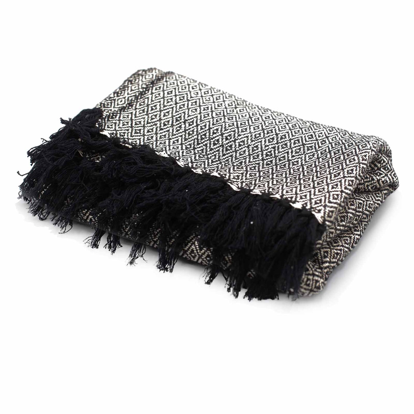 Boho Comfort Throws - Charcoal