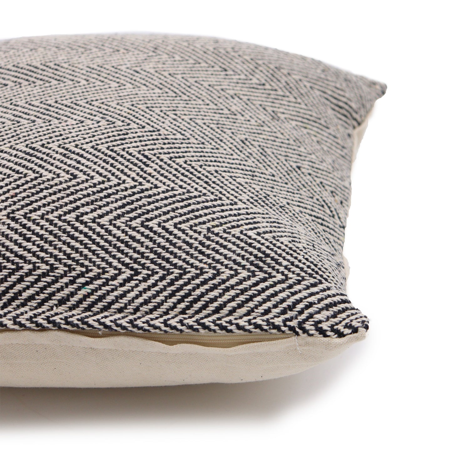 Classic Cushion Cover - Herringbone Fine Grey